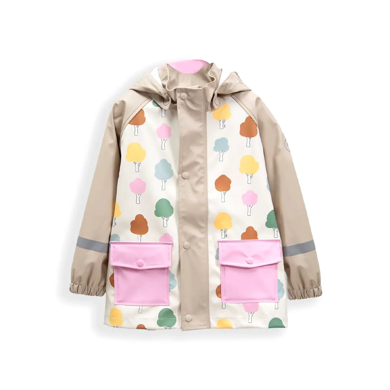 7 AM Rainwear Jacket Trees Beige