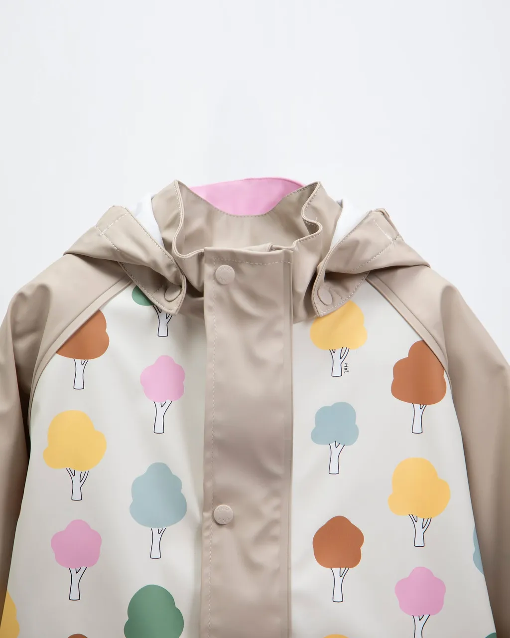 7 AM Rainwear Jacket Trees Beige