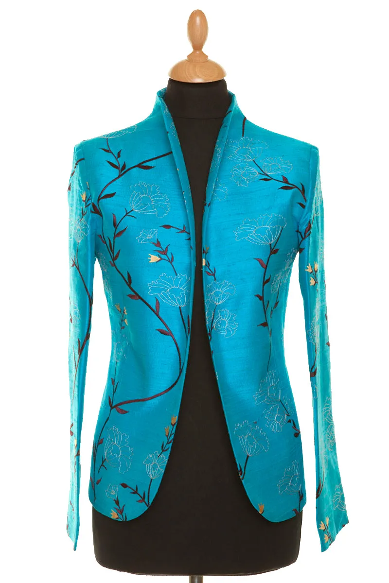 Anya Jacket in Brilliant Turquoise