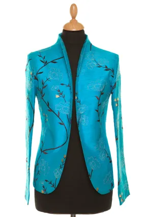 Anya Jacket in Brilliant Turquoise