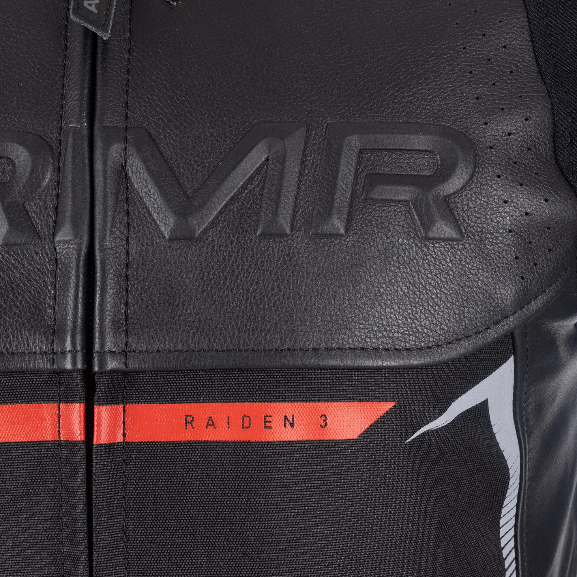 ARMR Raiden 3.0 Leather Jacket - Black/Red