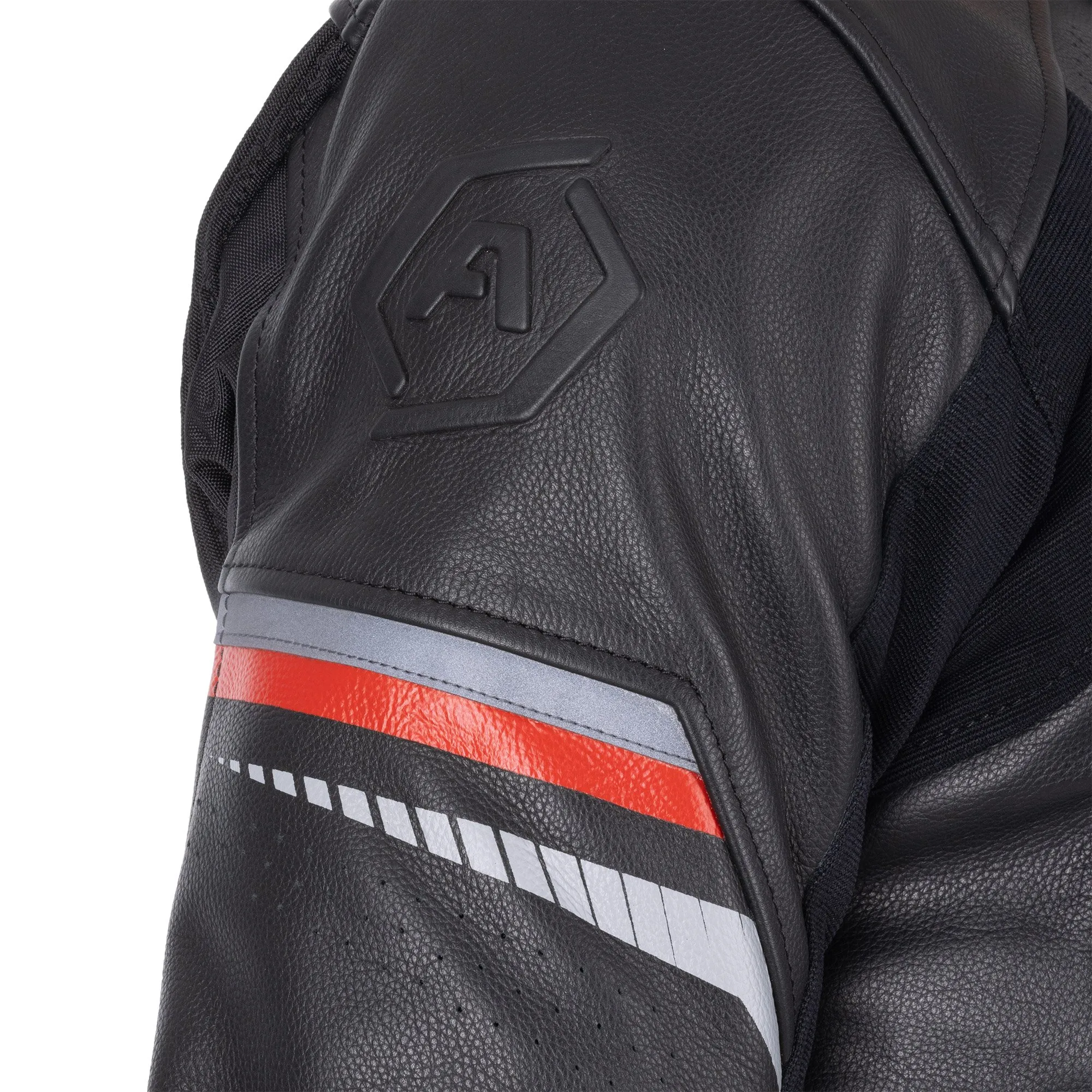 ARMR Raiden 3.0 Leather Jacket - Black/Red