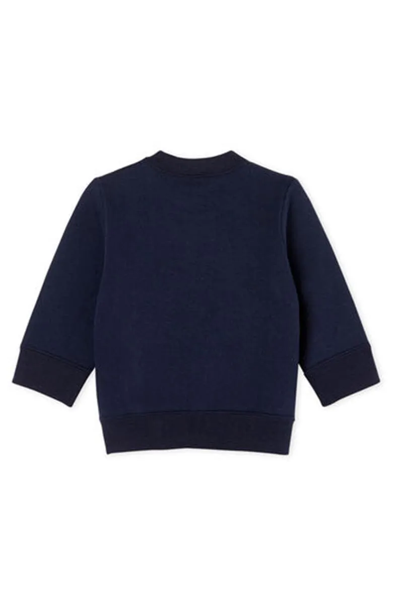 Baby Boys' Navy Fleece Sweatshirt