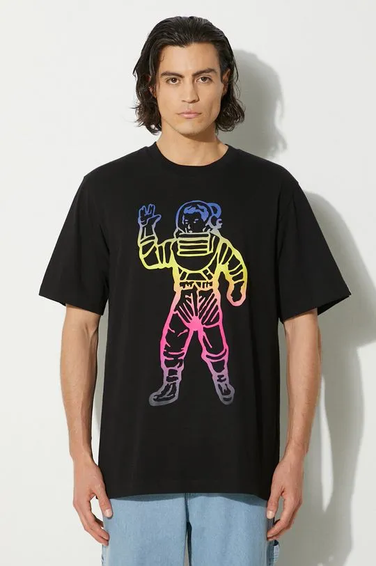 Billionaire Boys Club cotton t-shirt Standing Astro men’s black color with a print B24244