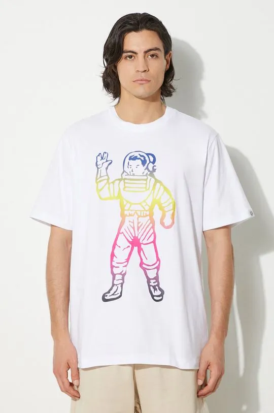 Billionaire Boys Club cotton t-shirt Standing Astro men’s white color with a print B24244