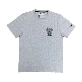 BKYS Mens Demon Crew Neck T-Shirt T133 H.Grey