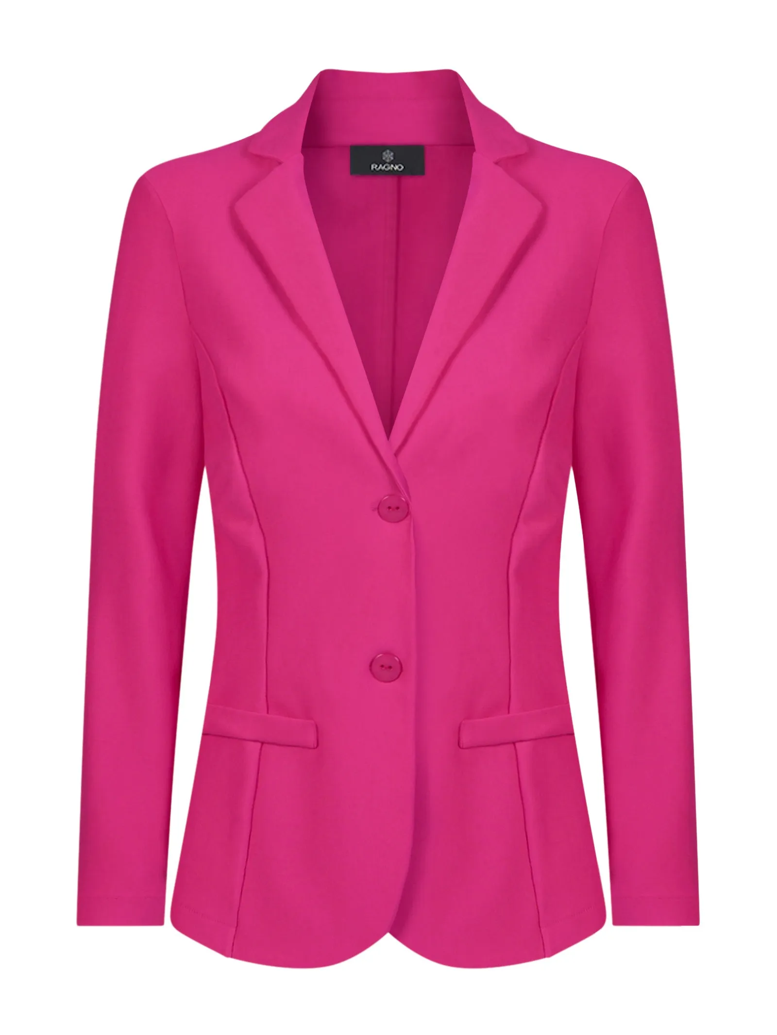 Blazer a 2 bottoni in tessuto Compact - Fuchsia Purple