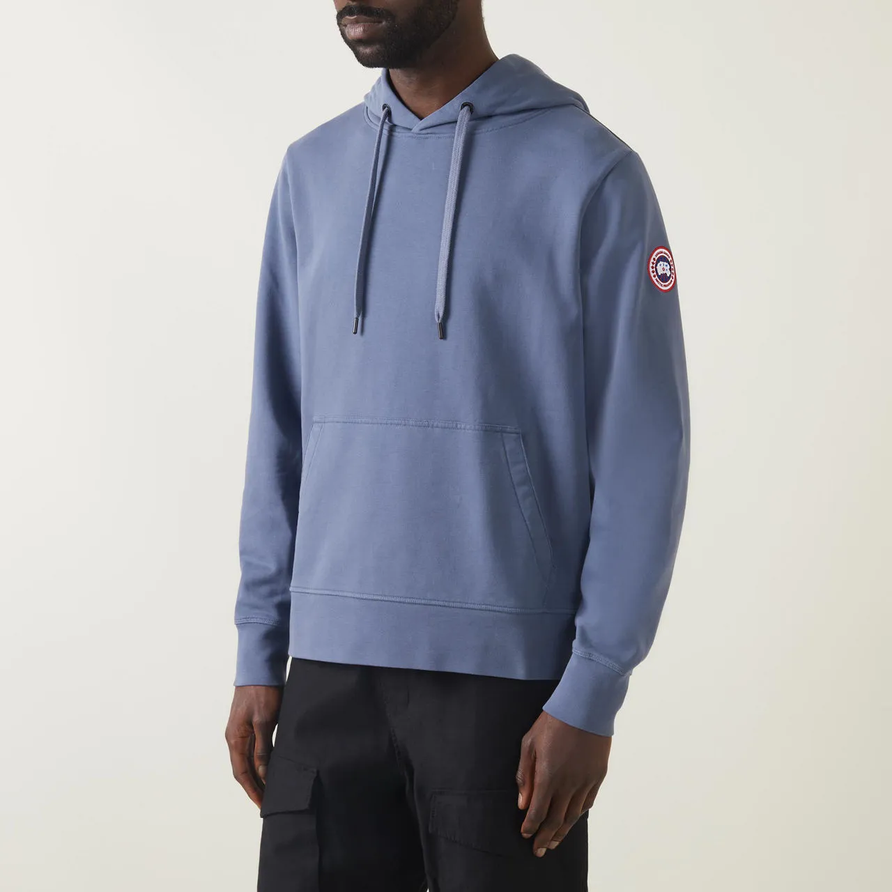 CANADA GOOSE Huron Logo Hoodie - Blue