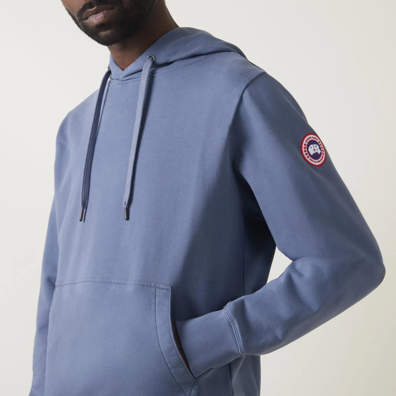 CANADA GOOSE Huron Logo Hoodie - Blue