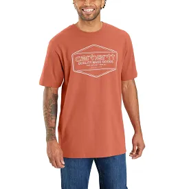 'Carhartt' Men's Loose Fit Heavyweight Graphic T-Shirt - Terracotta