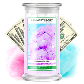 Carnival Cotton Candy Cash Money Candles Made in USA