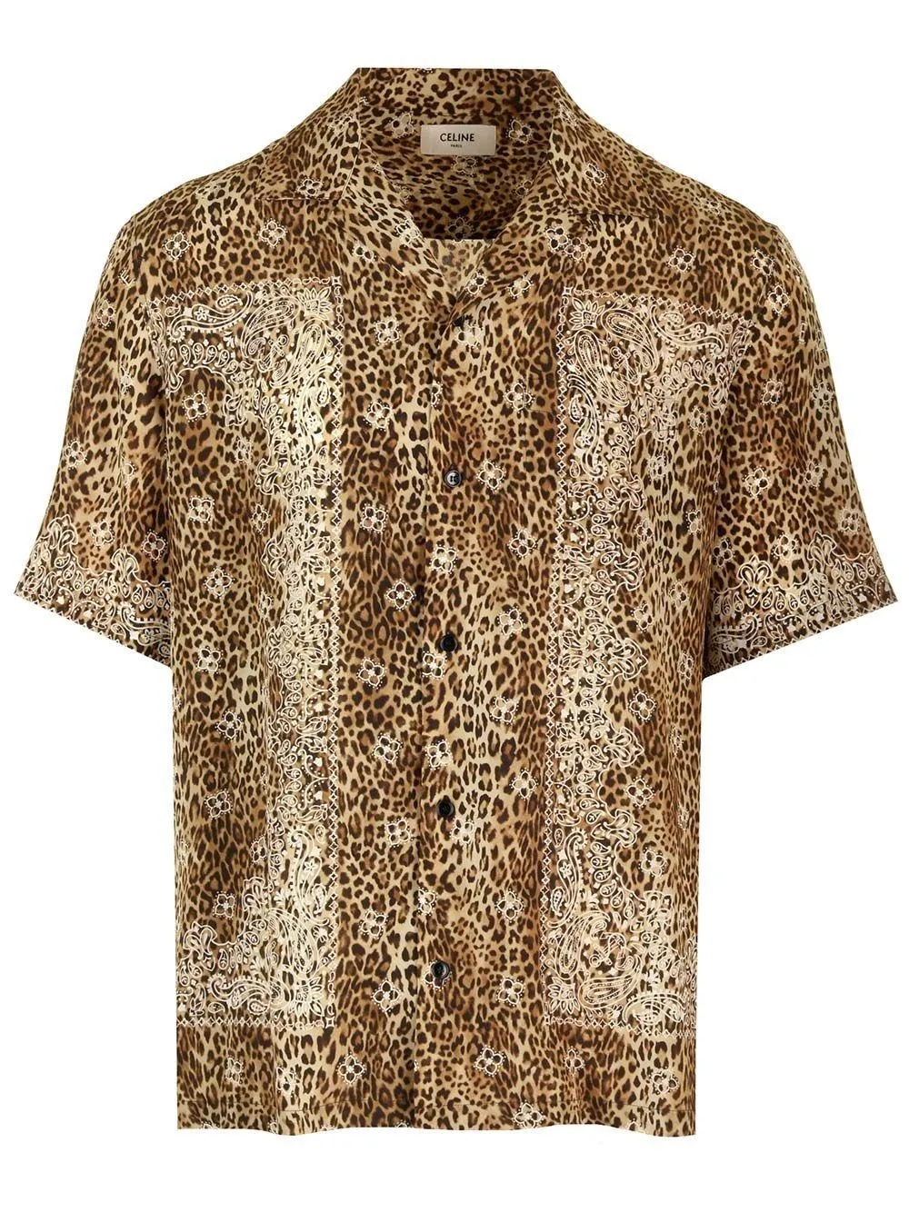 CELINE  |Silk Short Sleeves Luxury Shirts