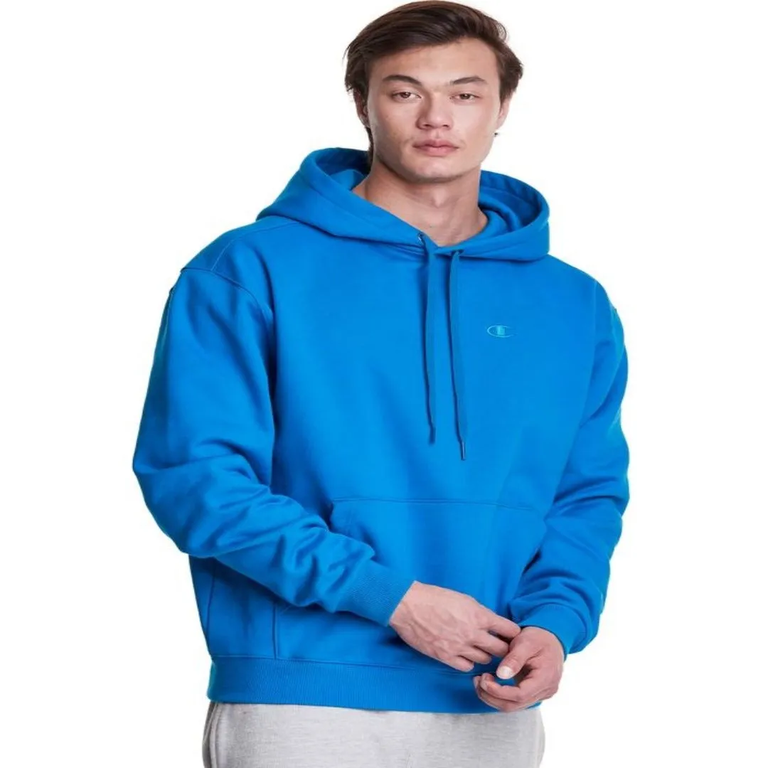 CHAMPION “SUPER FLEECE” SMALL LOGO CONE HOODY-  DEEP OCEANS