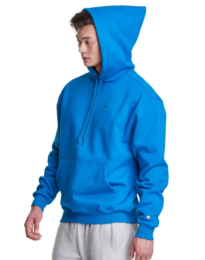 CHAMPION “SUPER FLEECE” SMALL LOGO CONE HOODY-  DEEP OCEANS