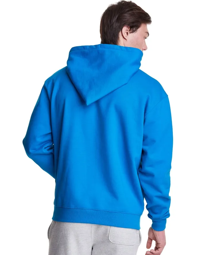 CHAMPION “SUPER FLEECE” SMALL LOGO CONE HOODY-  DEEP OCEANS