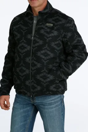 Cinch Men's Concealed Carry Bonded Wooly Jacket in Black