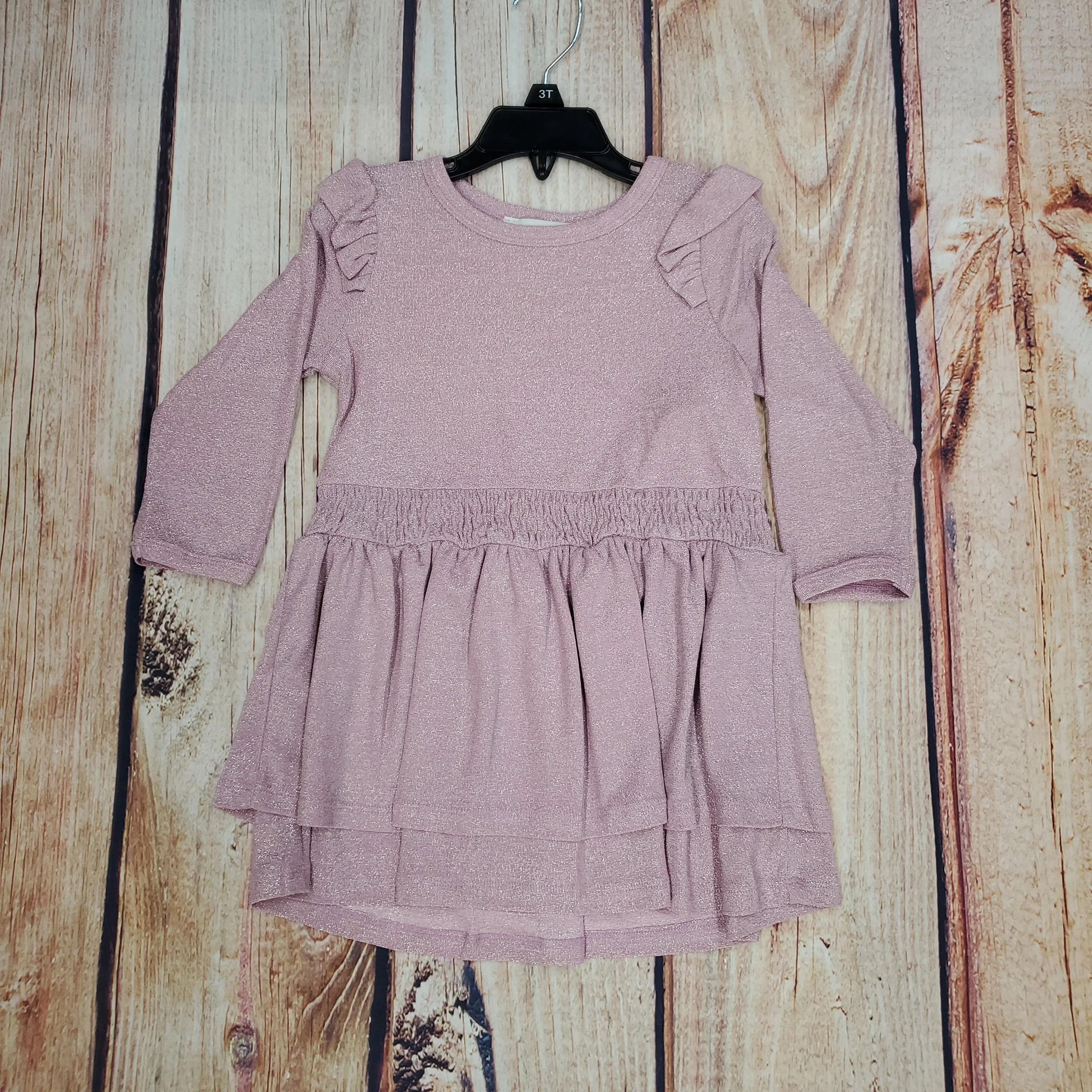 CLEARANCE--Isobella And Chloe Pink Glitter Dress