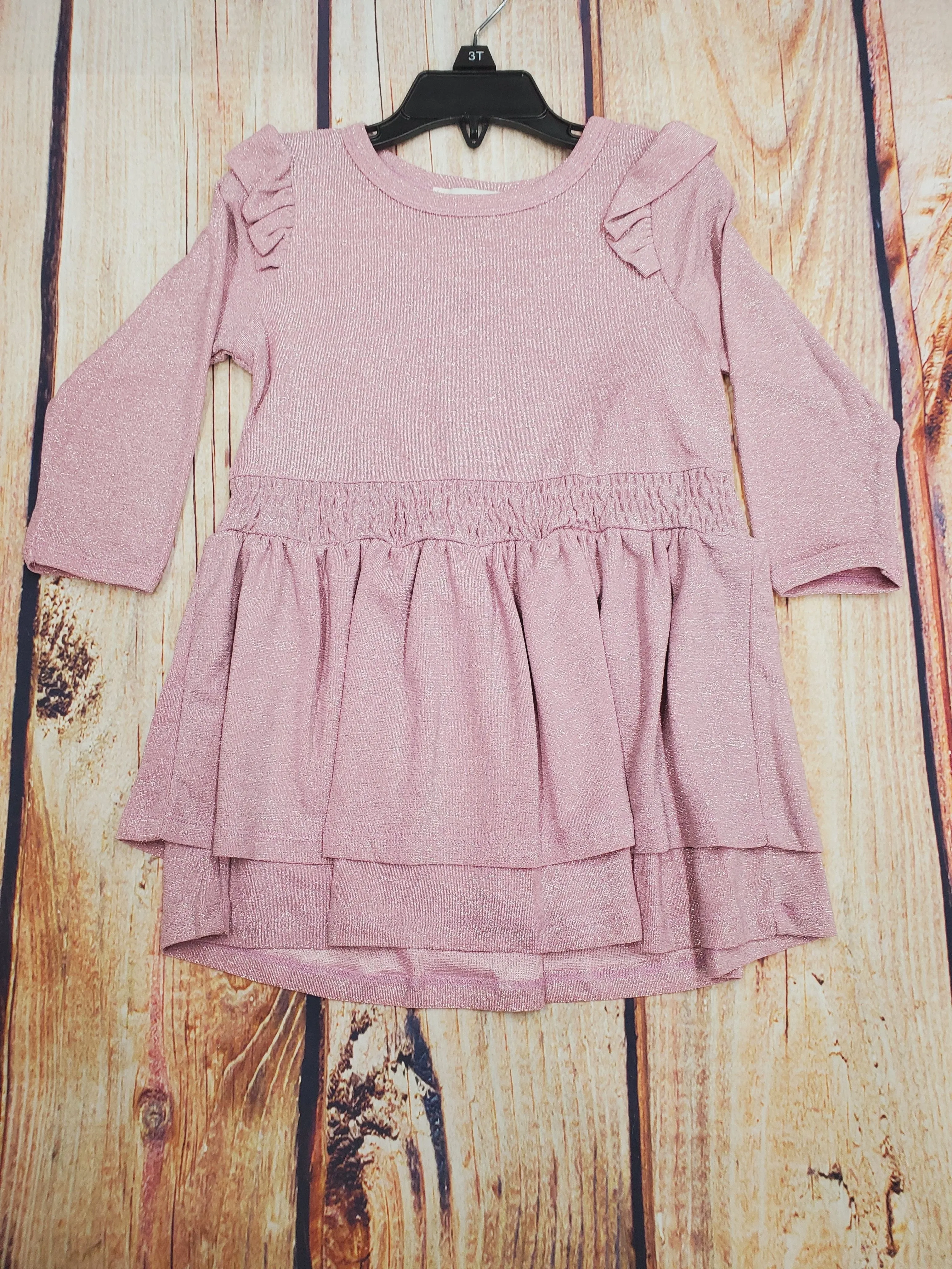 CLEARANCE--Isobella And Chloe Pink Glitter Dress