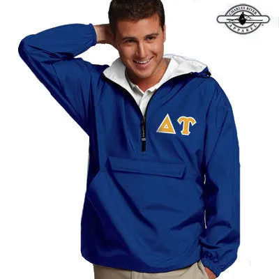 Delta Upsilon Pullover Jacket - Charles River 9905 - TWILL