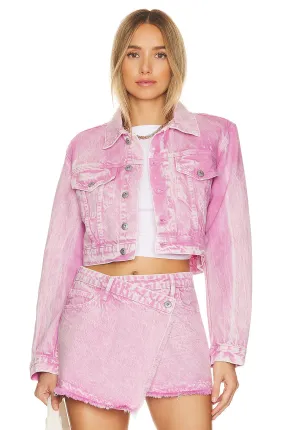 Dove Crop Denim Jacket