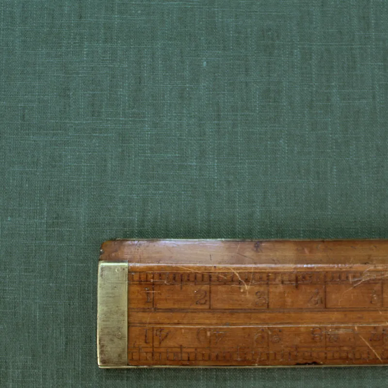 Dressmaking Washed Linen Handle - Racing Green