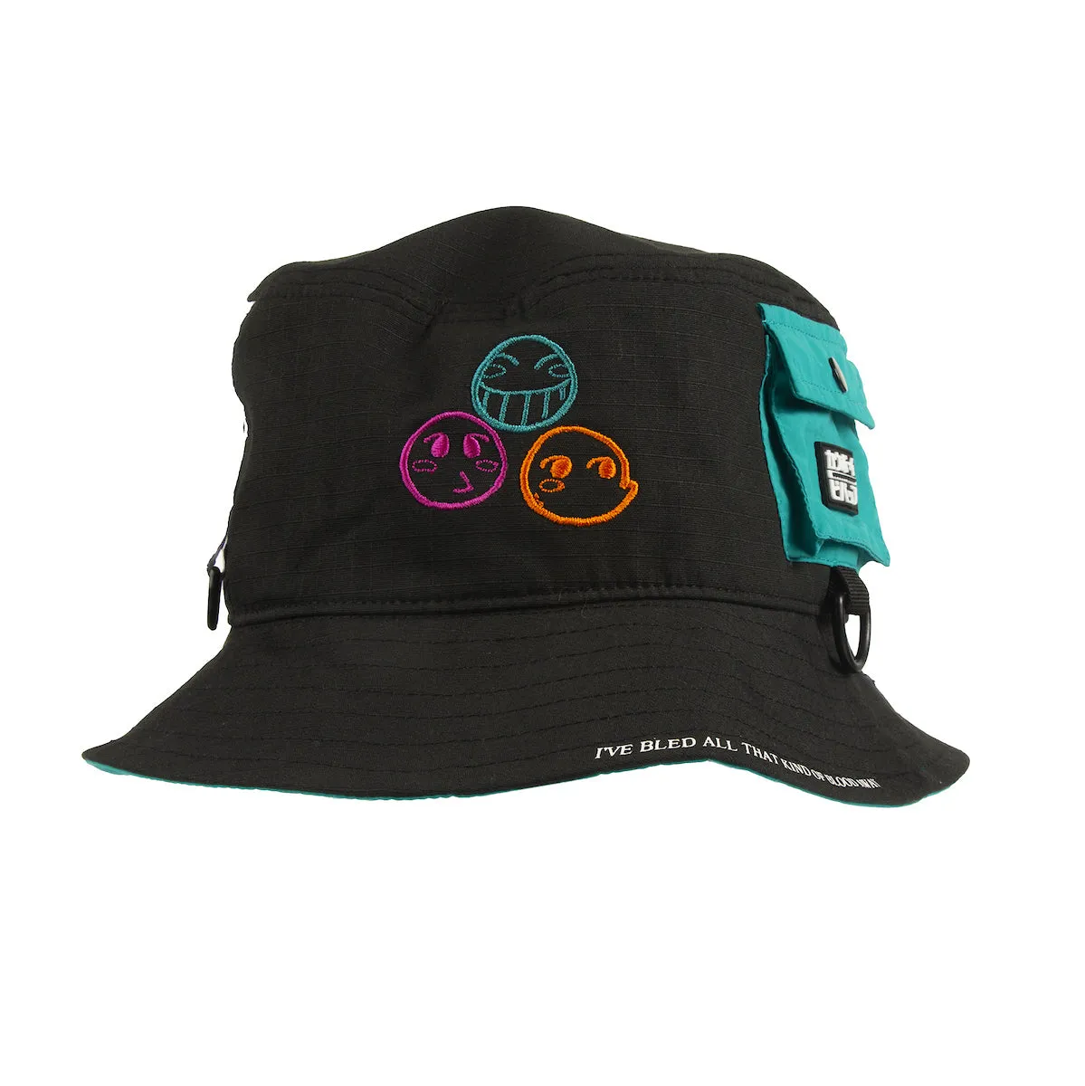 Ed Smiley Black Bucket Hat