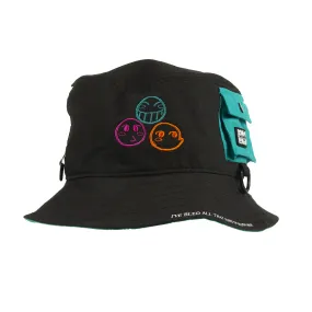 Ed Smiley Black Bucket Hat