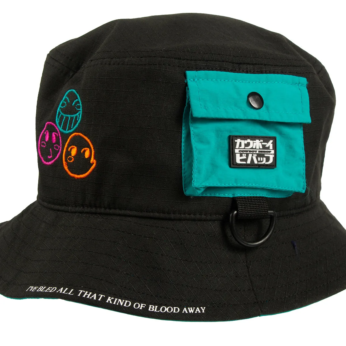 Ed Smiley Black Bucket Hat