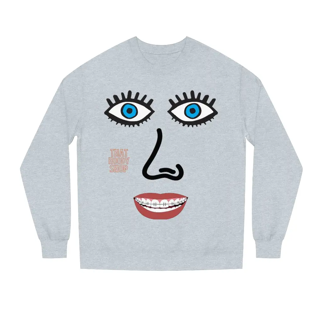 Em-Brace the Face Unisex Crew Neck Sweatshirt