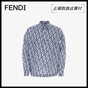 FENDI  |Logo Luxury Outlet Shirts