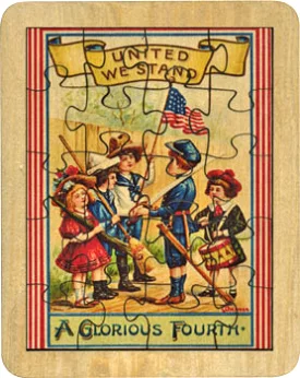 Fourth of July Puzzle Made in USA