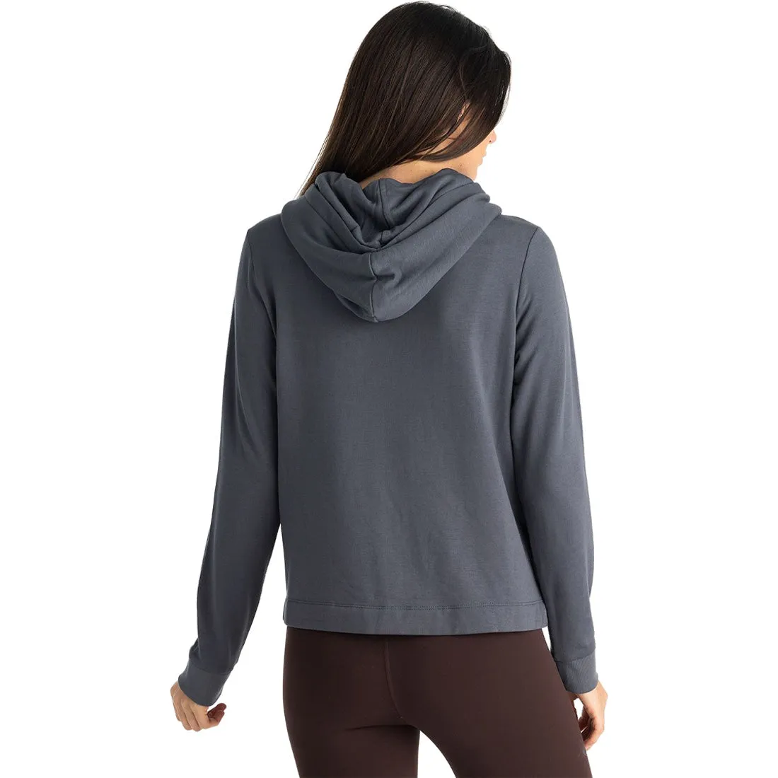 Free Fly Bamboo Lightweight Fleece Cropped Hoody - Women's