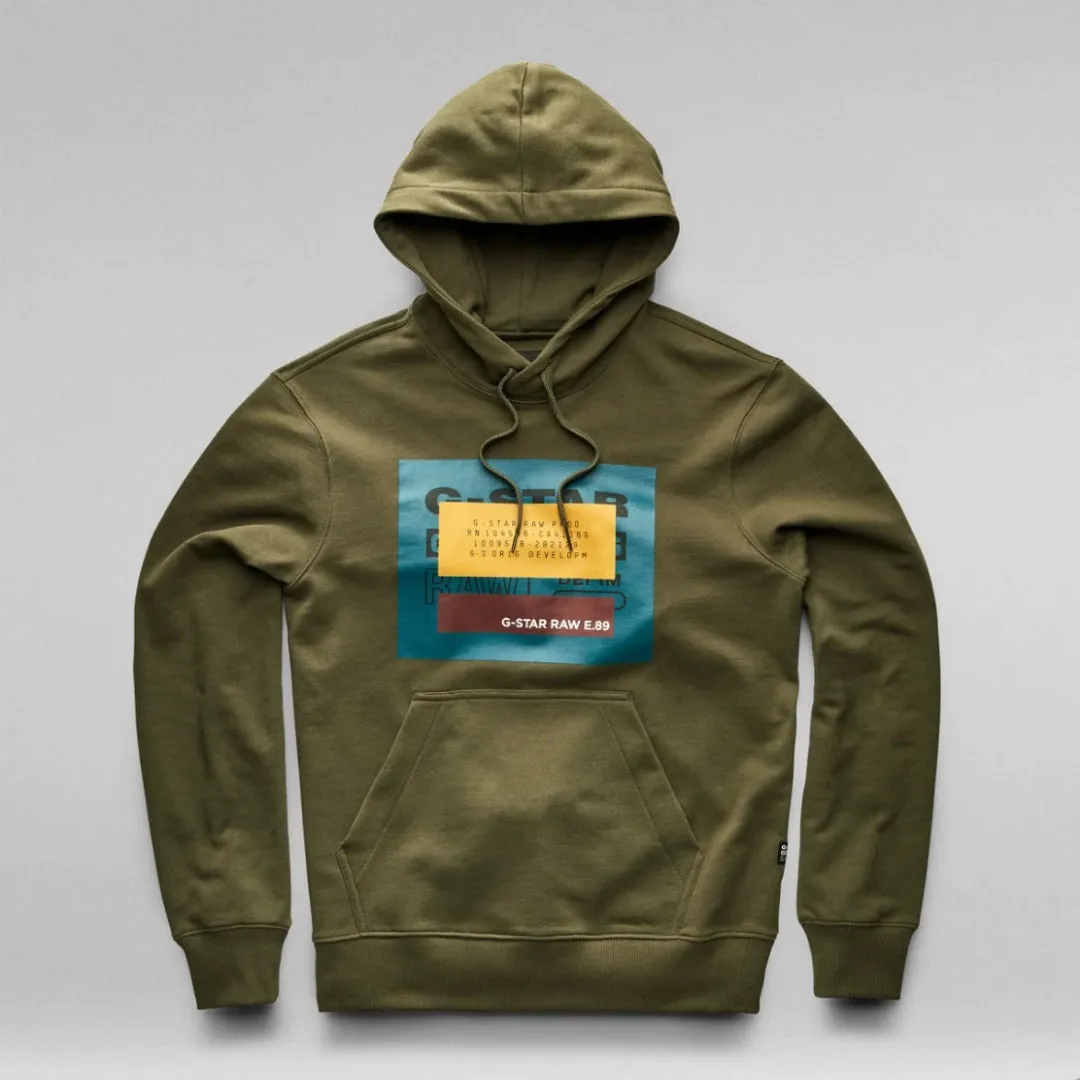 G-Star ORIGINALS HOODY SW / Men’s -SHADOW OLIVE