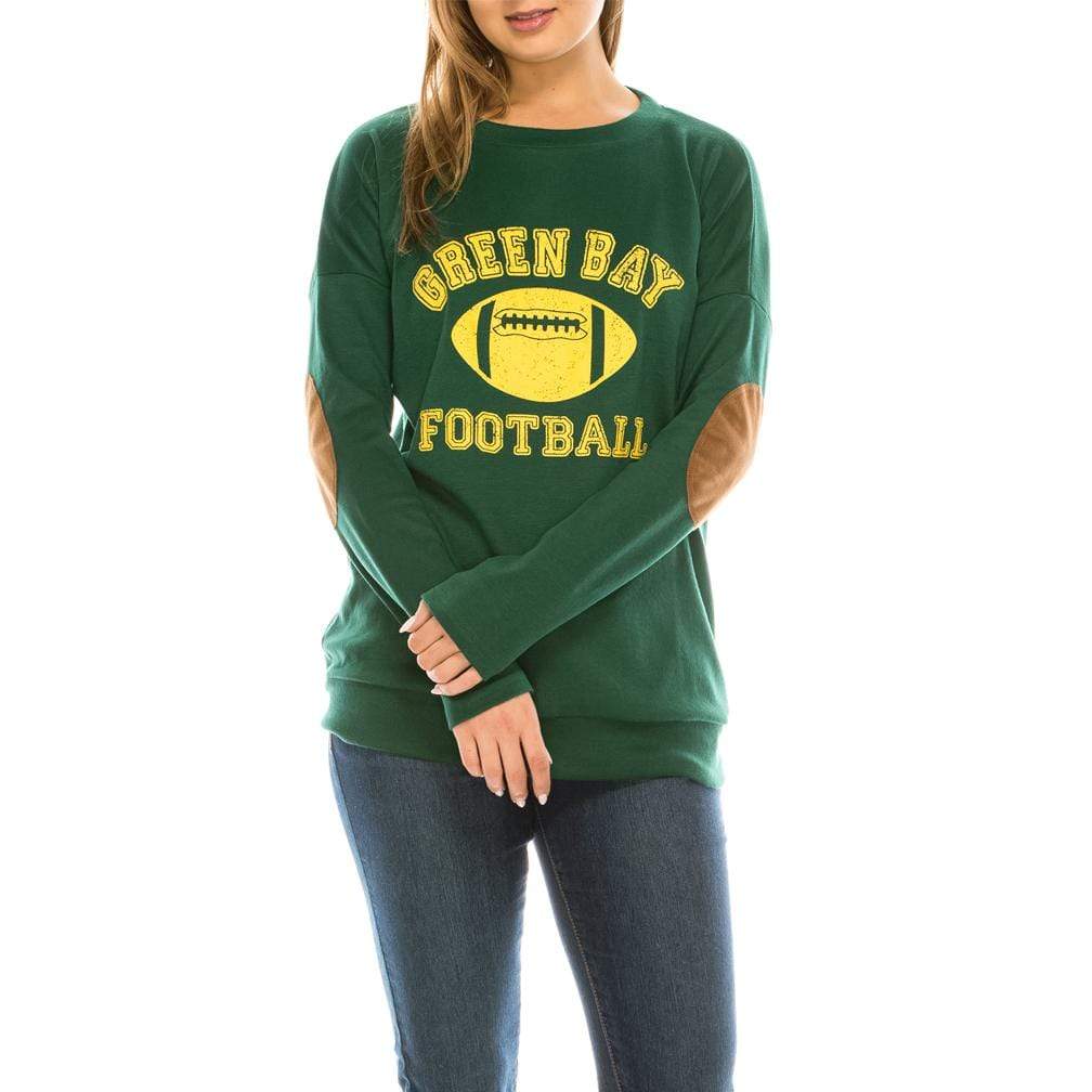 Haute Edition Women's Game Day Football Sweatshirt