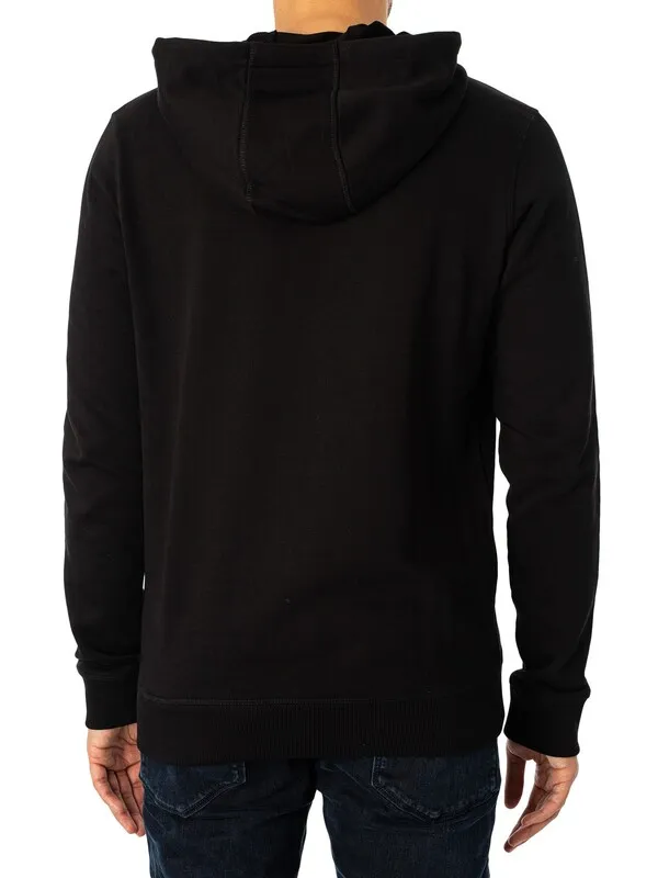 HUGO Duratschi223 Graphic Pullover Hoodie - Black