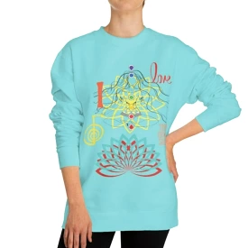 I Love REIKI Unisex Crew Neck Sweatshirt