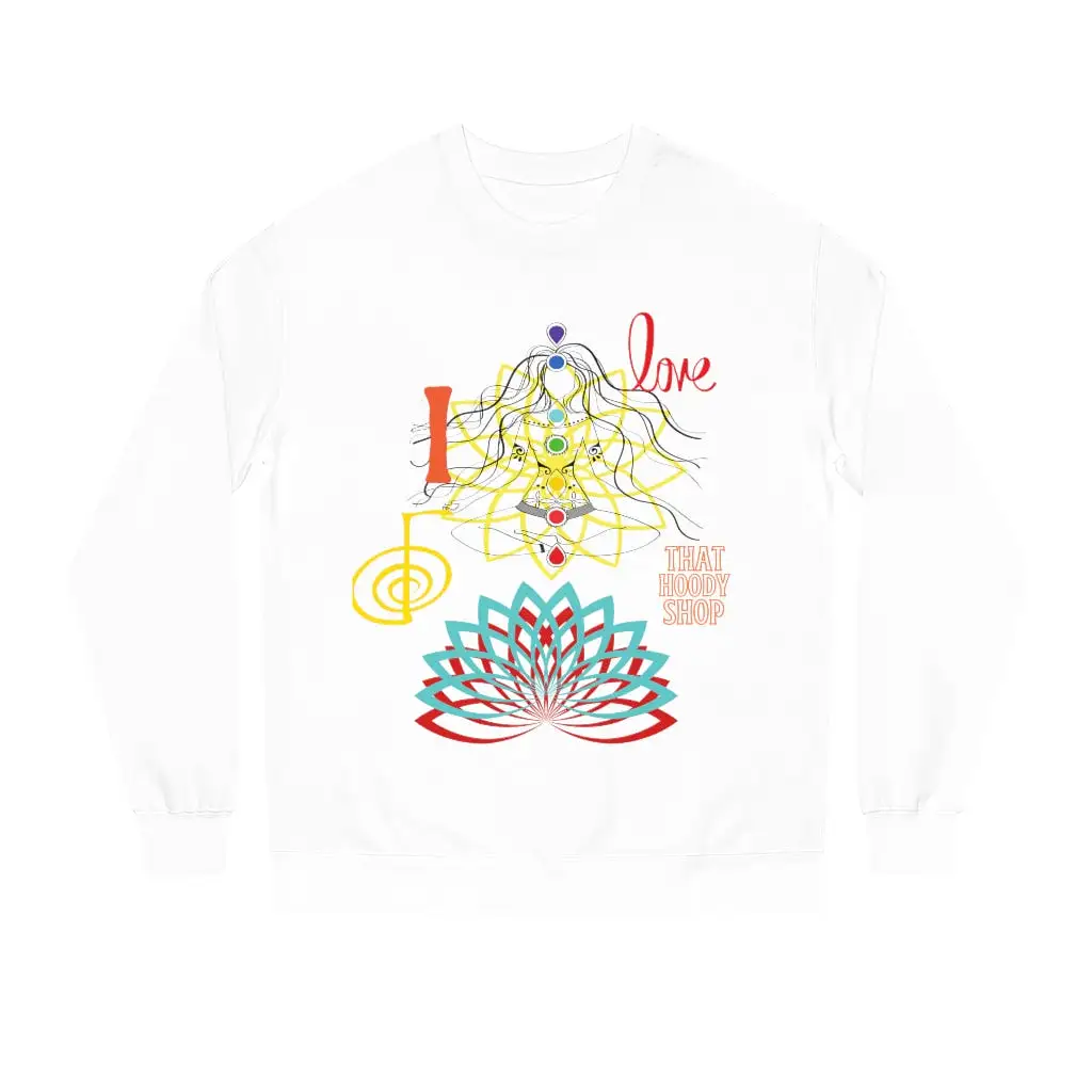 I Love REIKI Unisex Crew Neck Sweatshirt