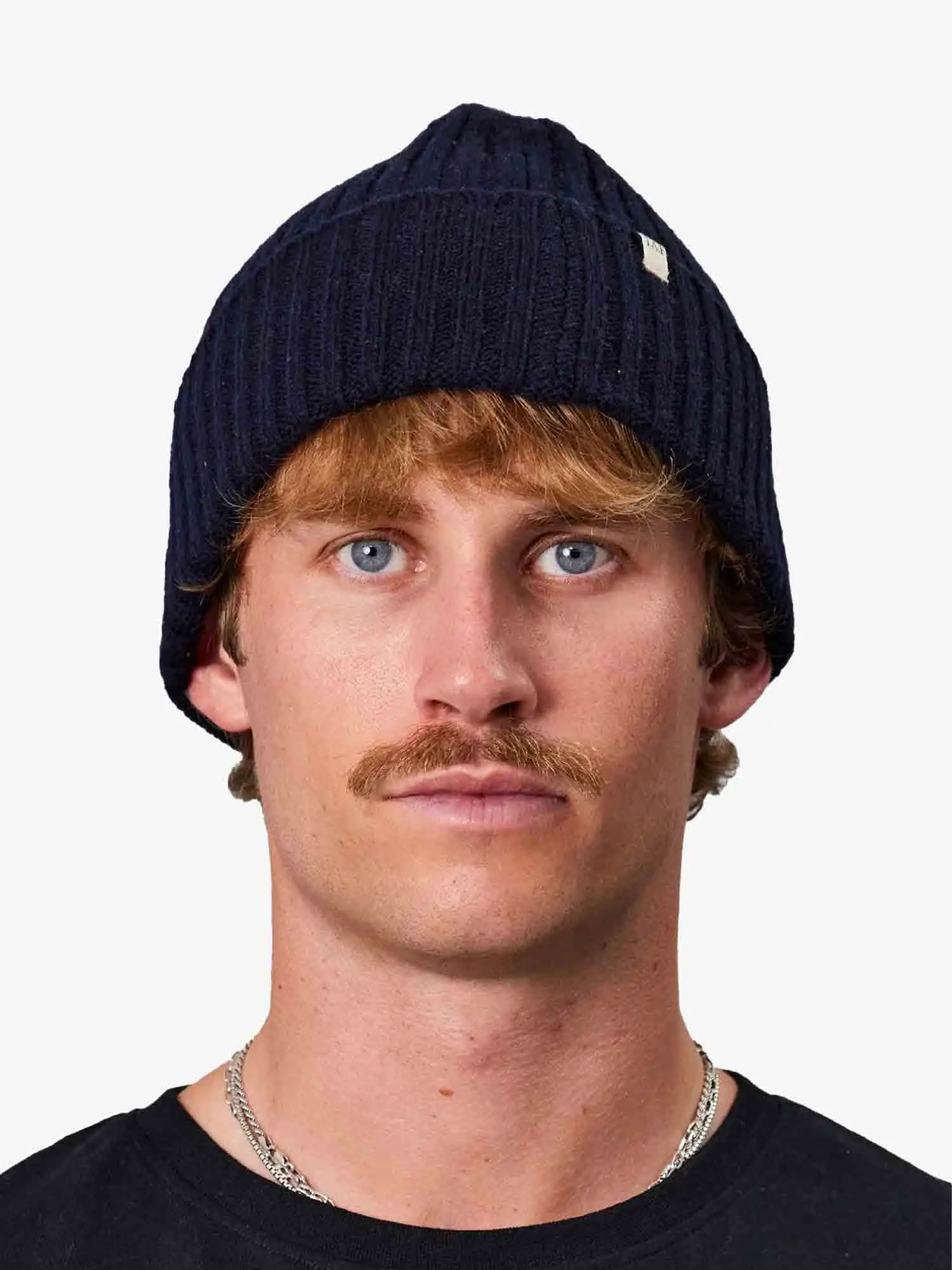 Just Another Fisherman Skipper Merino Beanie - Navy