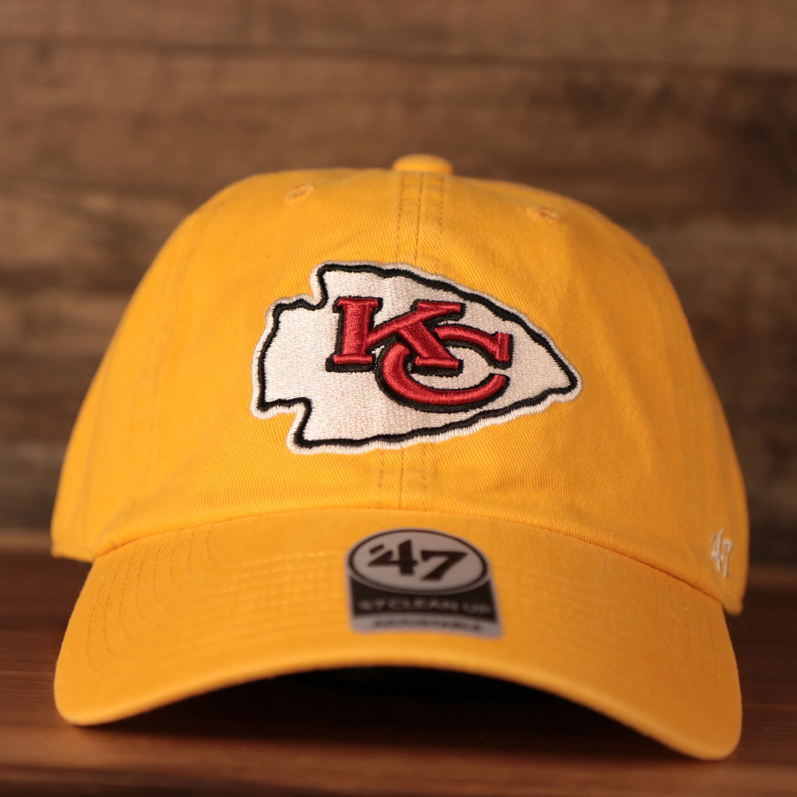 Kansas City Chiefs Yellow Adjustable Dad Hat