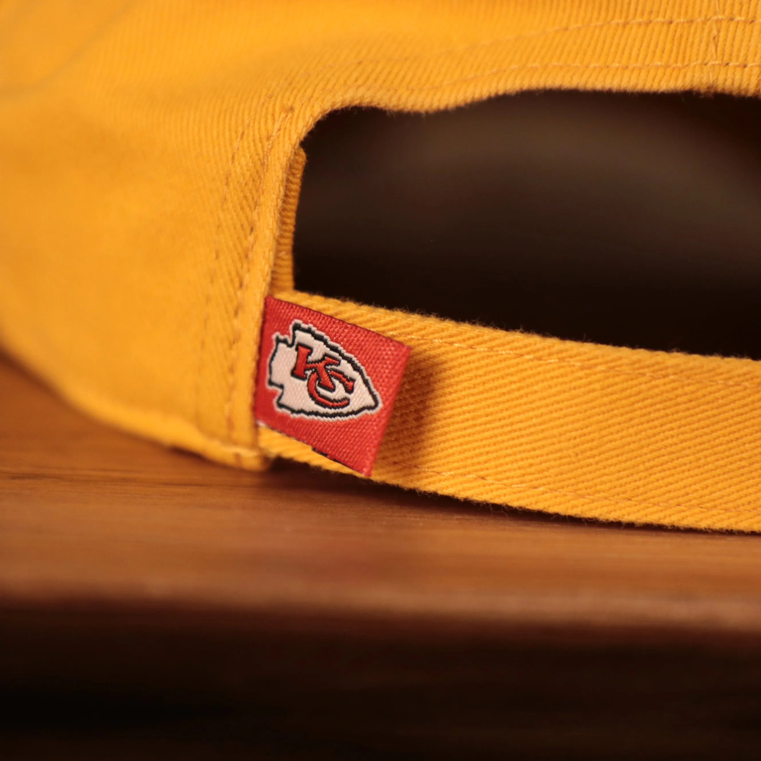 Kansas City Chiefs Yellow Adjustable Dad Hat