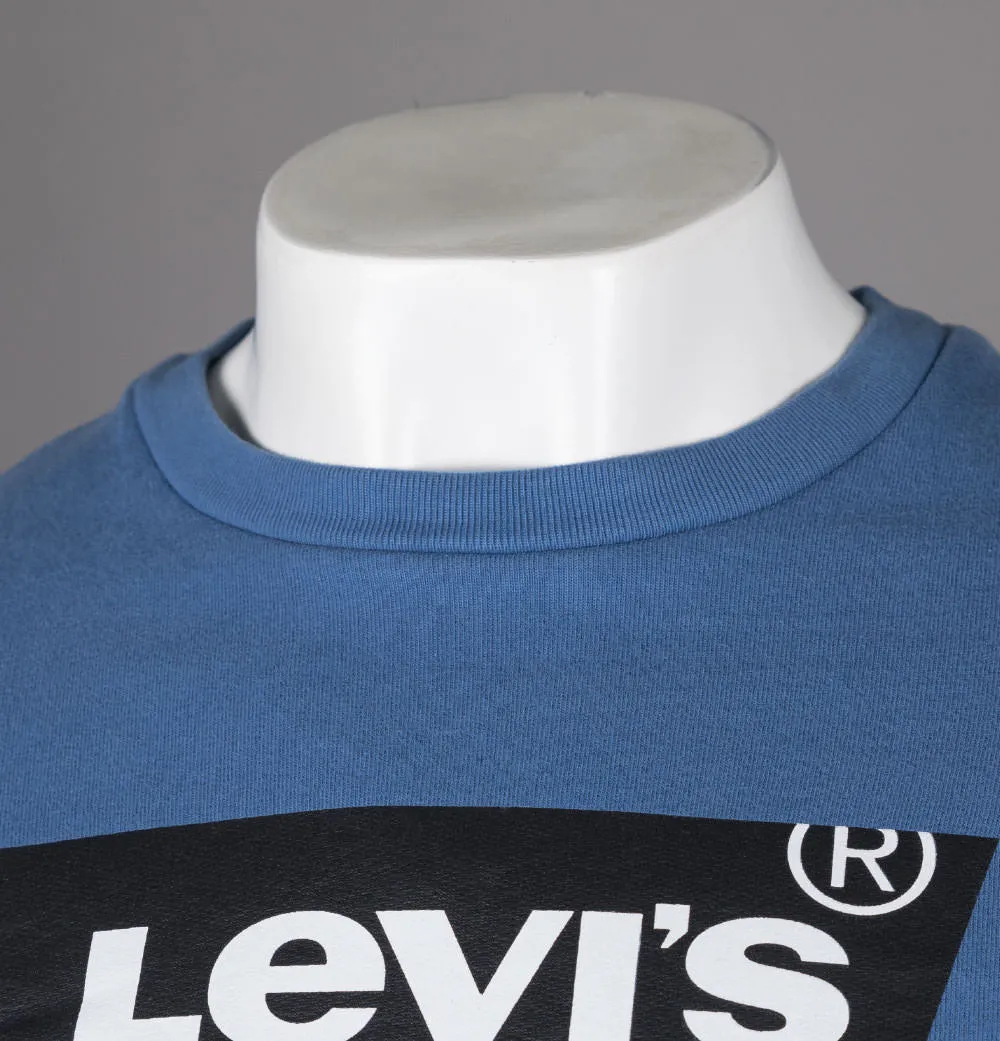 Levi's Standard Graphic Sweatshirt Sunset Blue