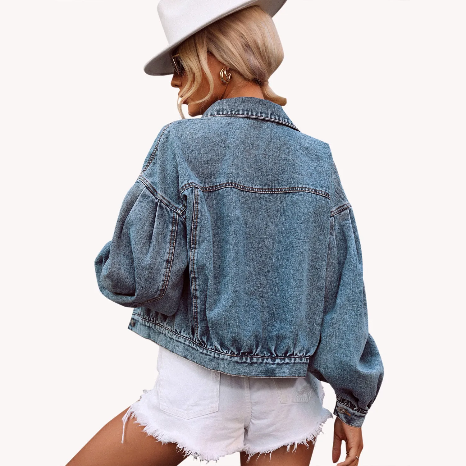 Loose Short Denim Jacket