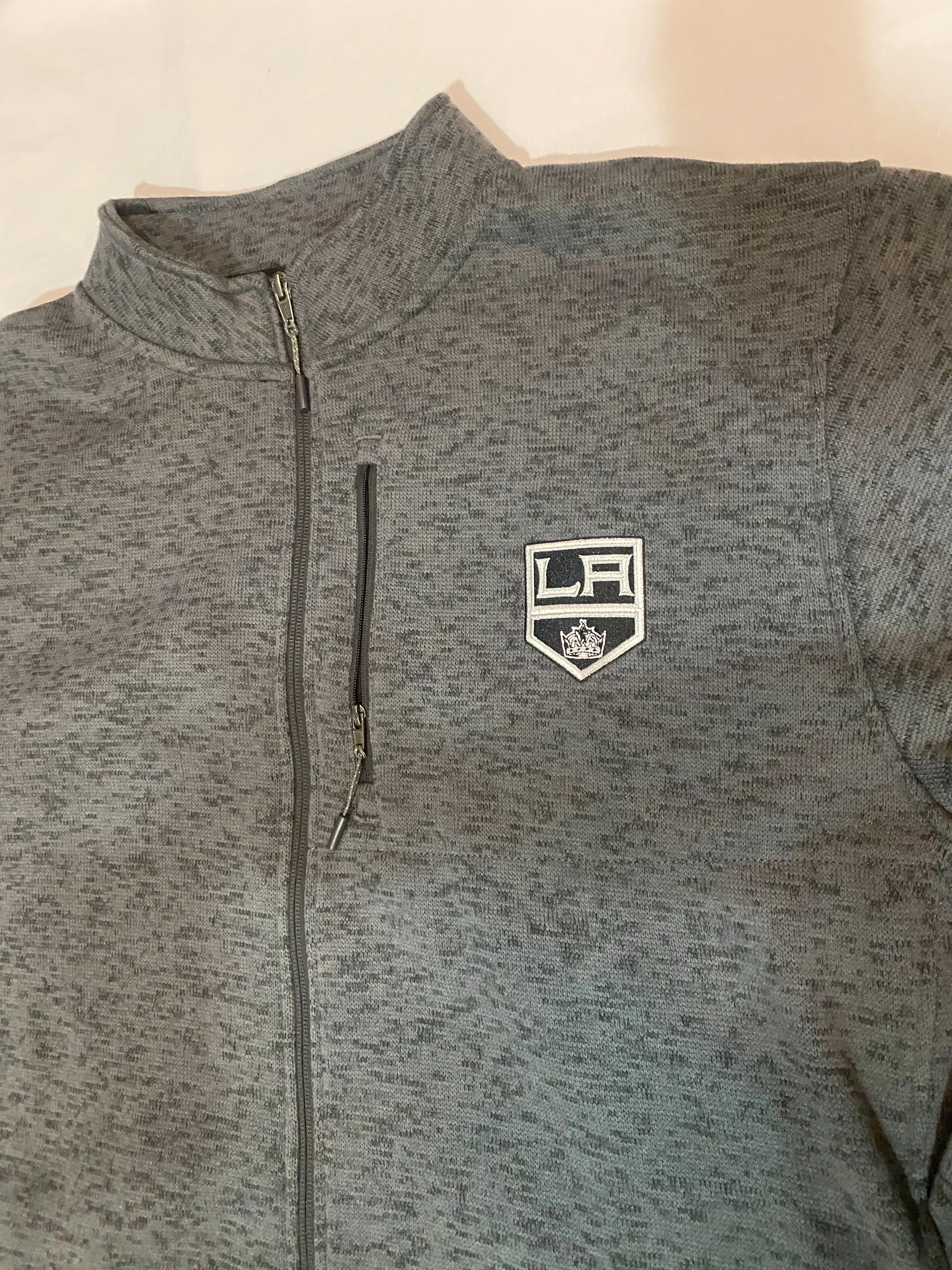 Los Angeles Kings NHL Full Zip Up Fleece Jacket