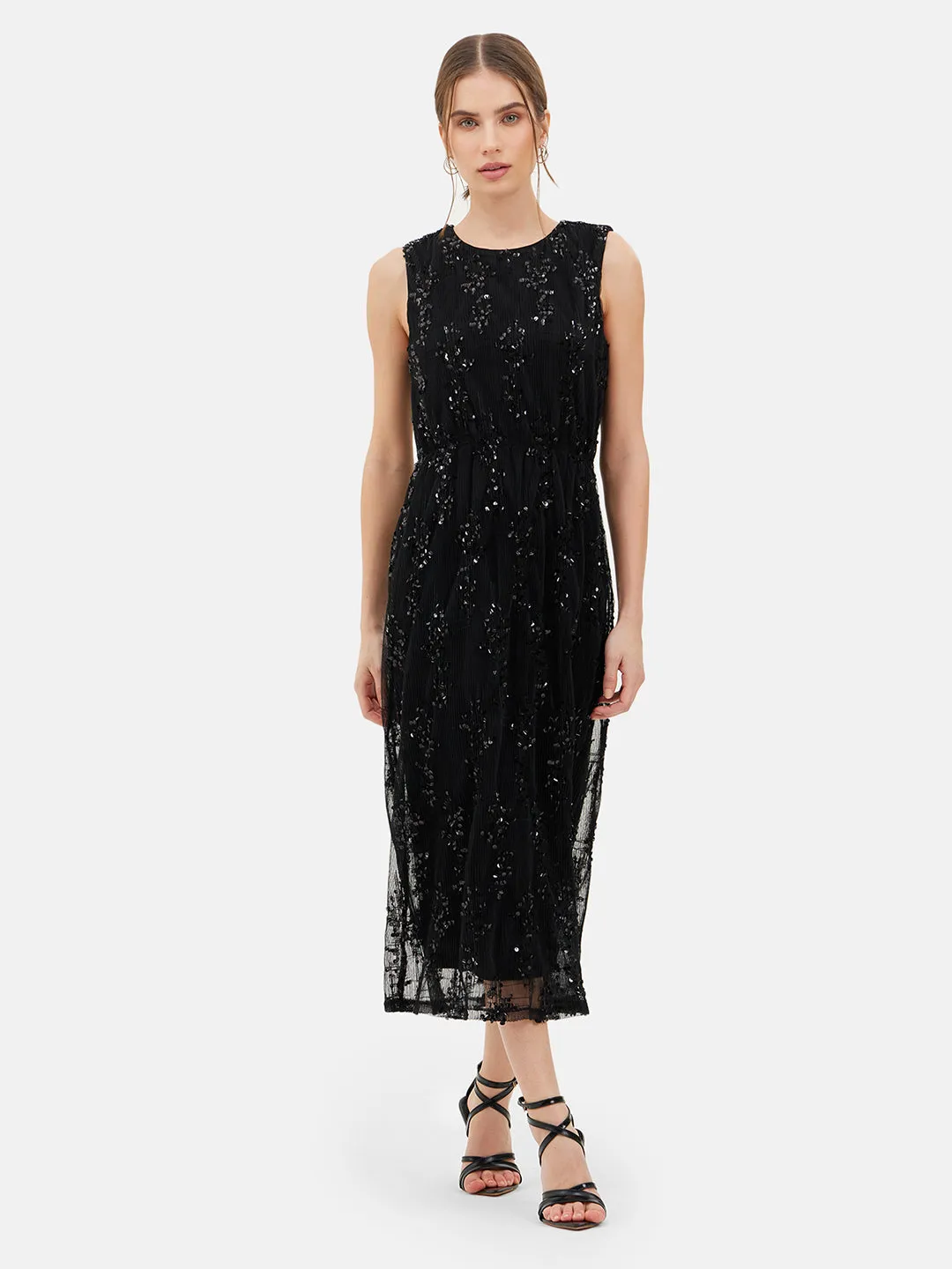 Madrid Sequined Midi Dress