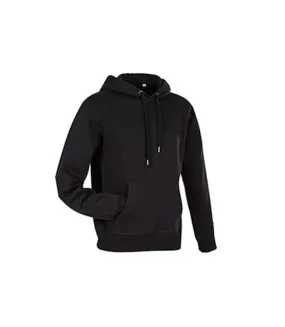 Mens active sweat hoody black opal Stedman