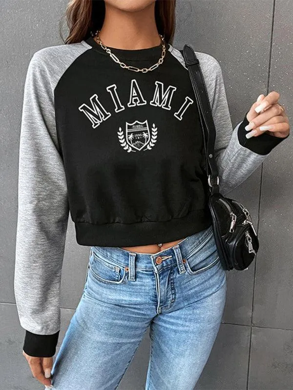 Miami Print Women Sweatshirt