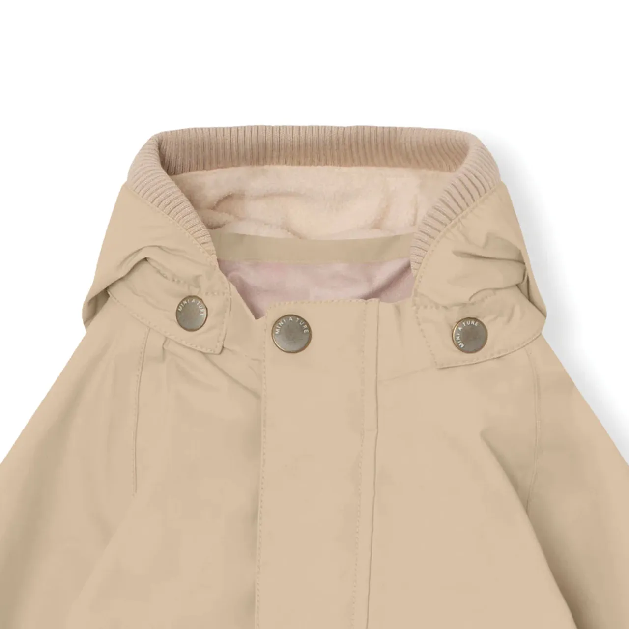 Mini A Ture Matwally Fleece Lined Spring Jacket. Grs 24SS Sesame