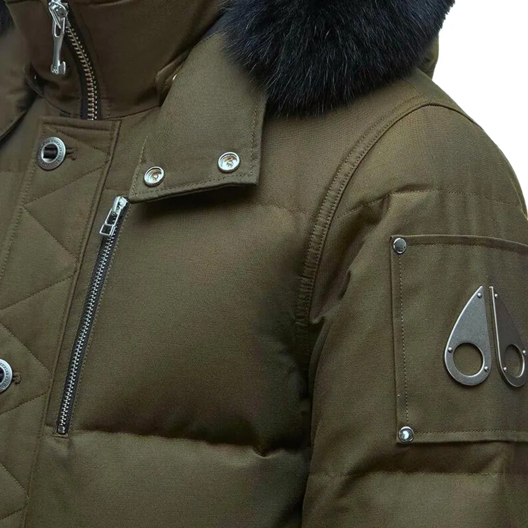 Moose Knuckles Original Q3 Army Green Down Jacket