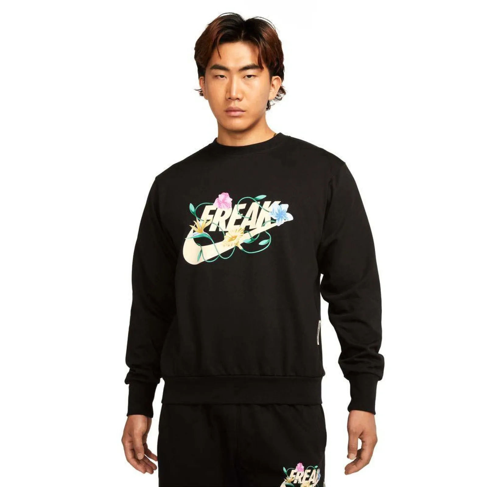 Nike Giannis Standard Issue Graphic Crew Hoodie ''Black''