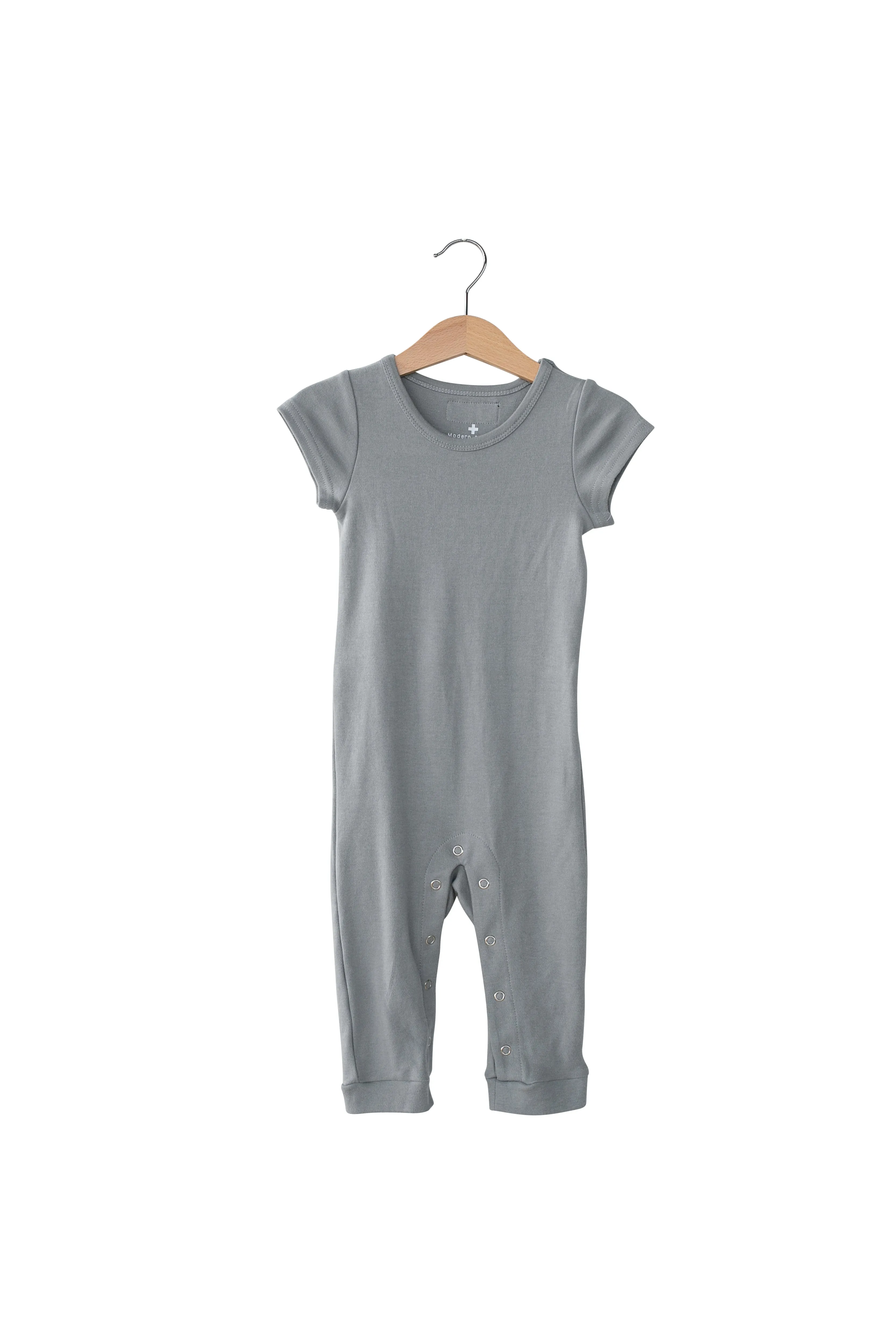 Organic Short Sleeve Jumpsuit with Explorer Back -  Colors